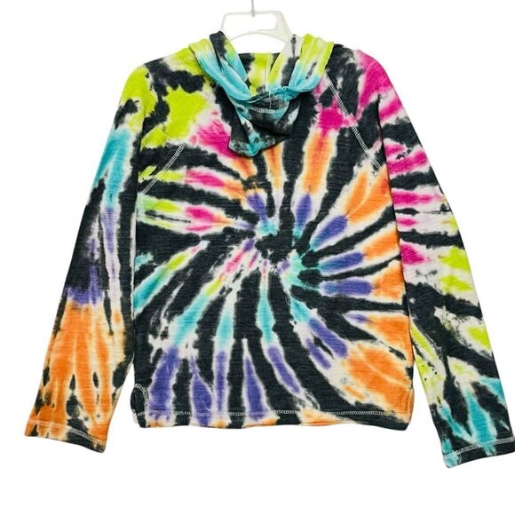NEW Pop Surf Mercer Hoodie Beach Tie Dye Distressed Pullover Sweatshirt - Picture 8 of 15